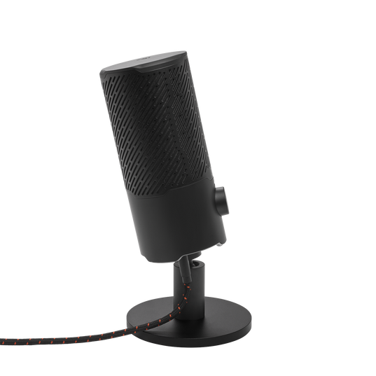 JBL Quantum Stream - Black - Dual pattern premium USB microphone for streaming, recording and gaming - Right